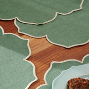Lotus Table Mats in Green (set of 2)