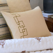 Olive Path Cushion