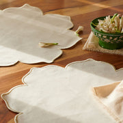 Lotus Table Mats in Creme (set of 2)