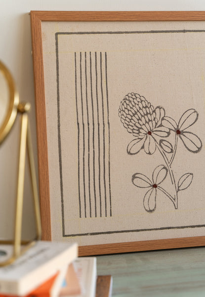 The Firangipani Striped Artwork