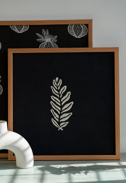 The Monochrome Leaf Artwork