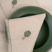 The Green Dandelion Napkin (set of 4)