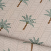 The Calm Palm in Green Fabric
