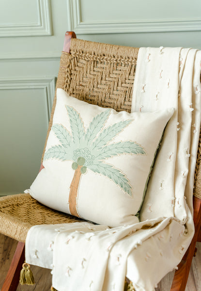 The Calm Palm Cushion
