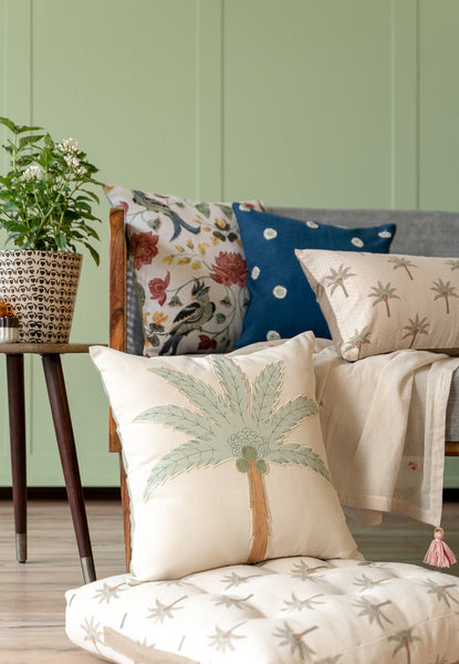 The Calm Palm Cushion