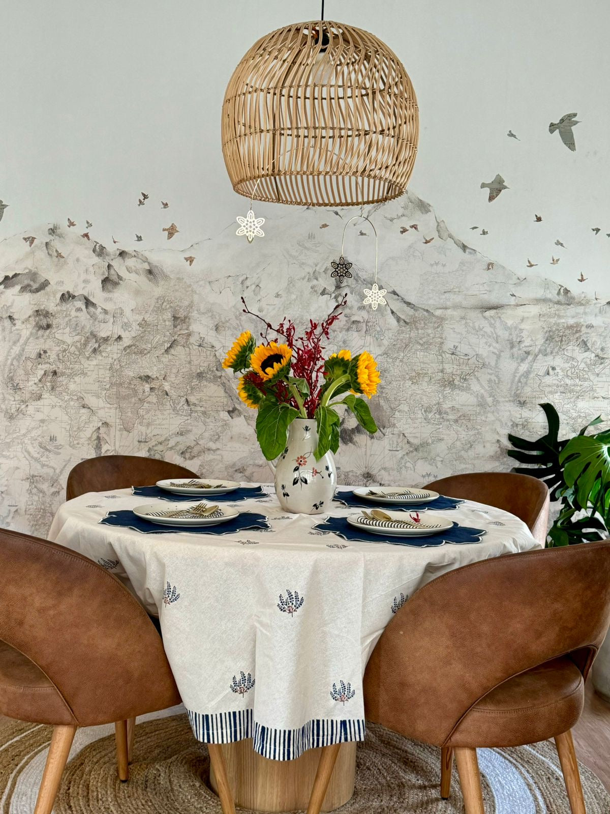 The Blue Butti Table Cloth