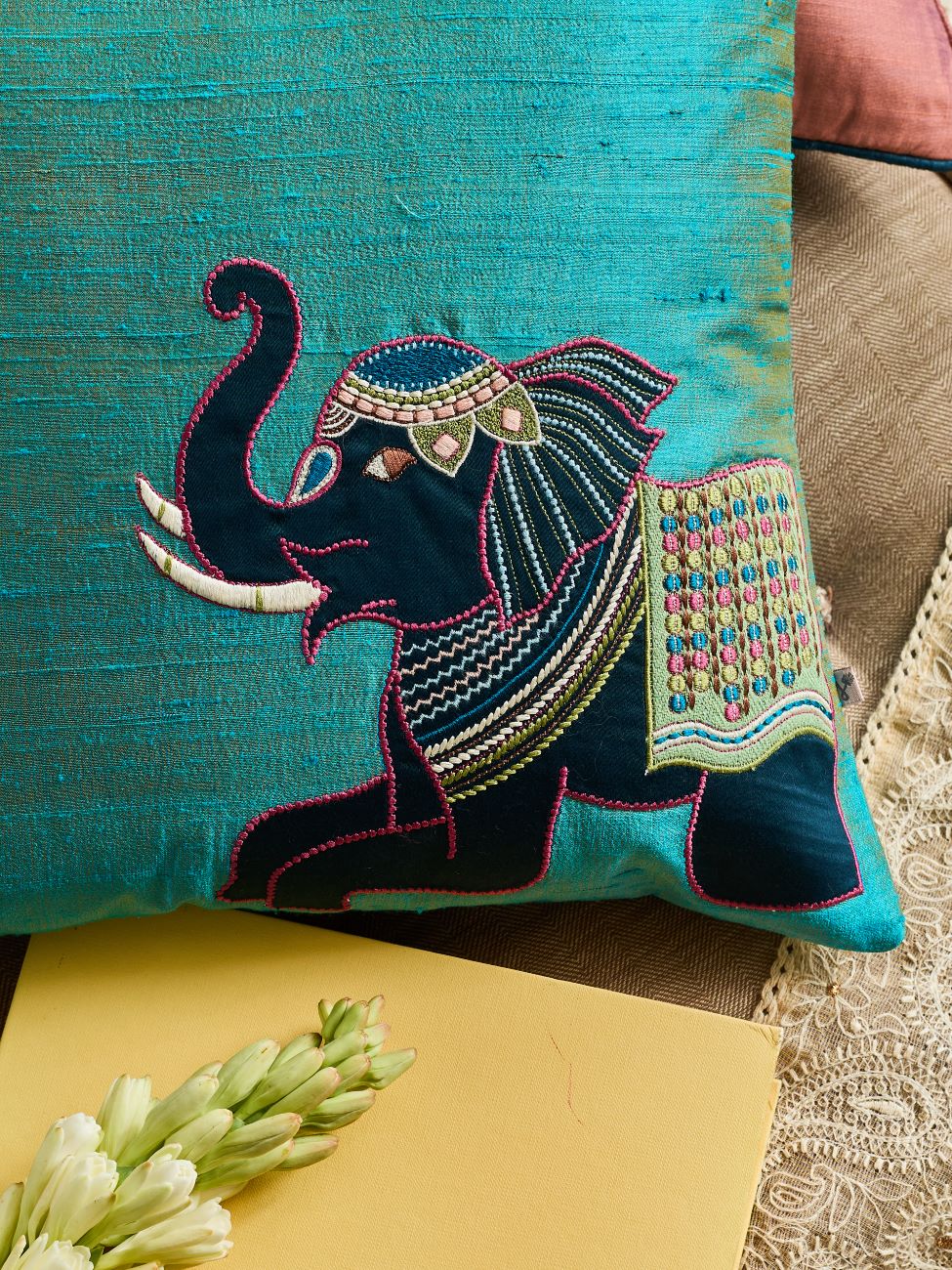 Neelgaj Cushion Cover