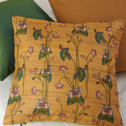 Imperial Amber Silk Cushion