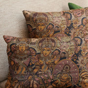 Mythic Motif Silk Cushion