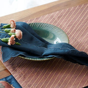 The Plush Indigo Napkins(Set of 4)