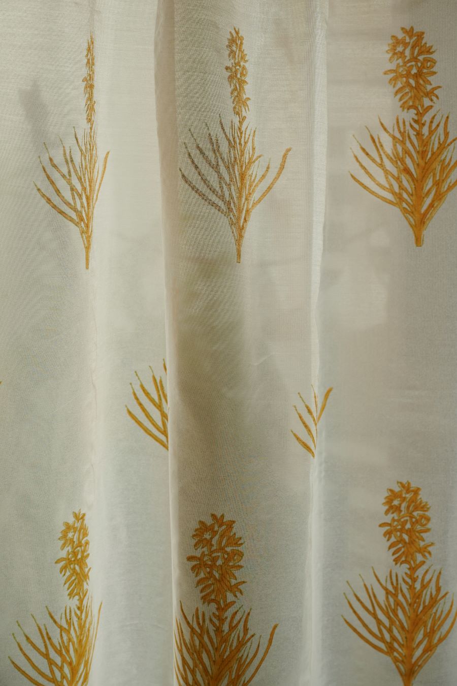 Maple Marigold Sheer Curtain