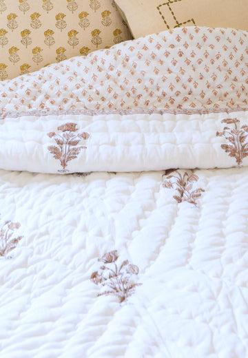 Rust Blossom Quilt