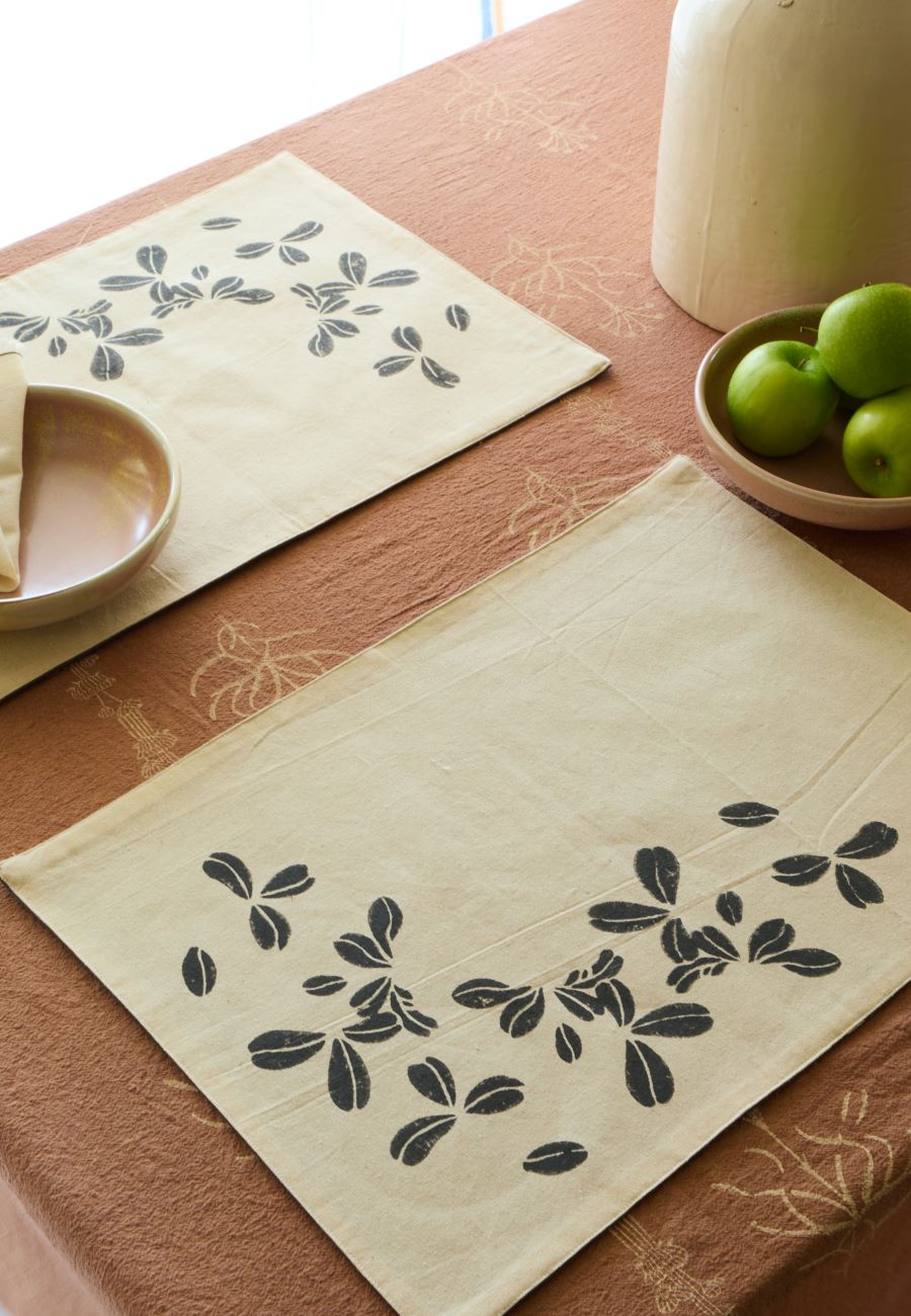 Rust Fern Table Cloth