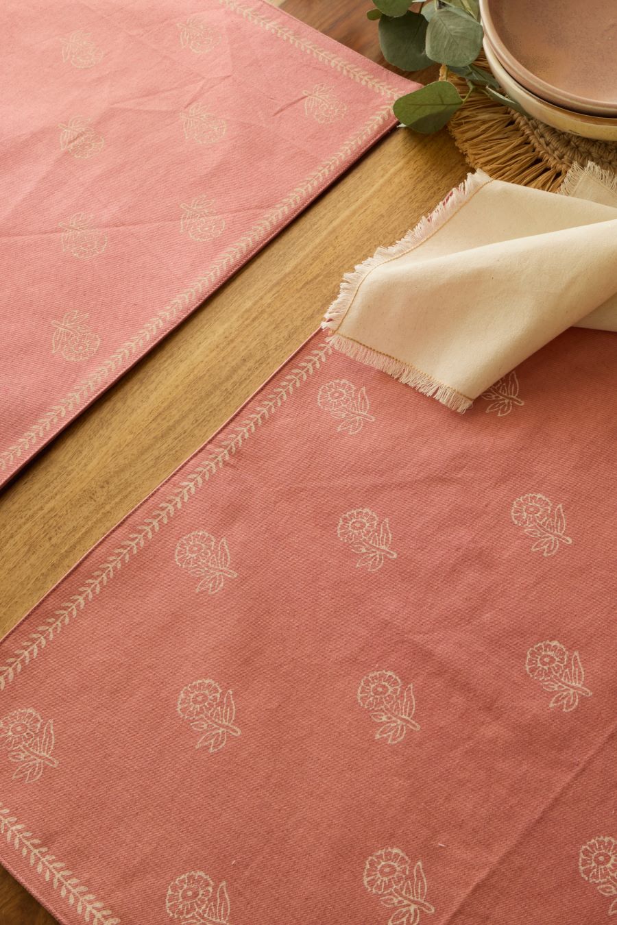 Blush Bloom Placemats (Set of 2)