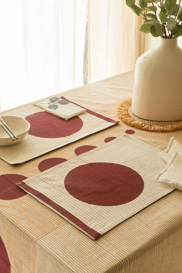 Lunar Dot Table Mats (Set of 2)