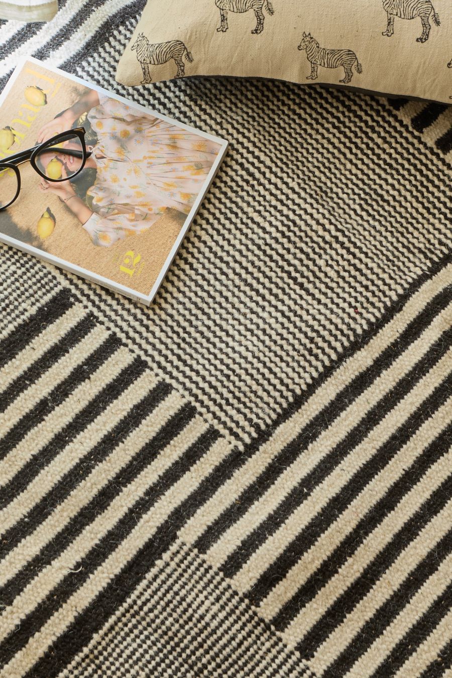 Monochrome Meadow Rug