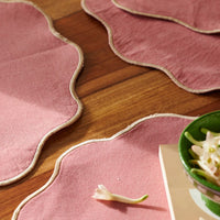 Lotus Table Mats in Pink (Set of 2)