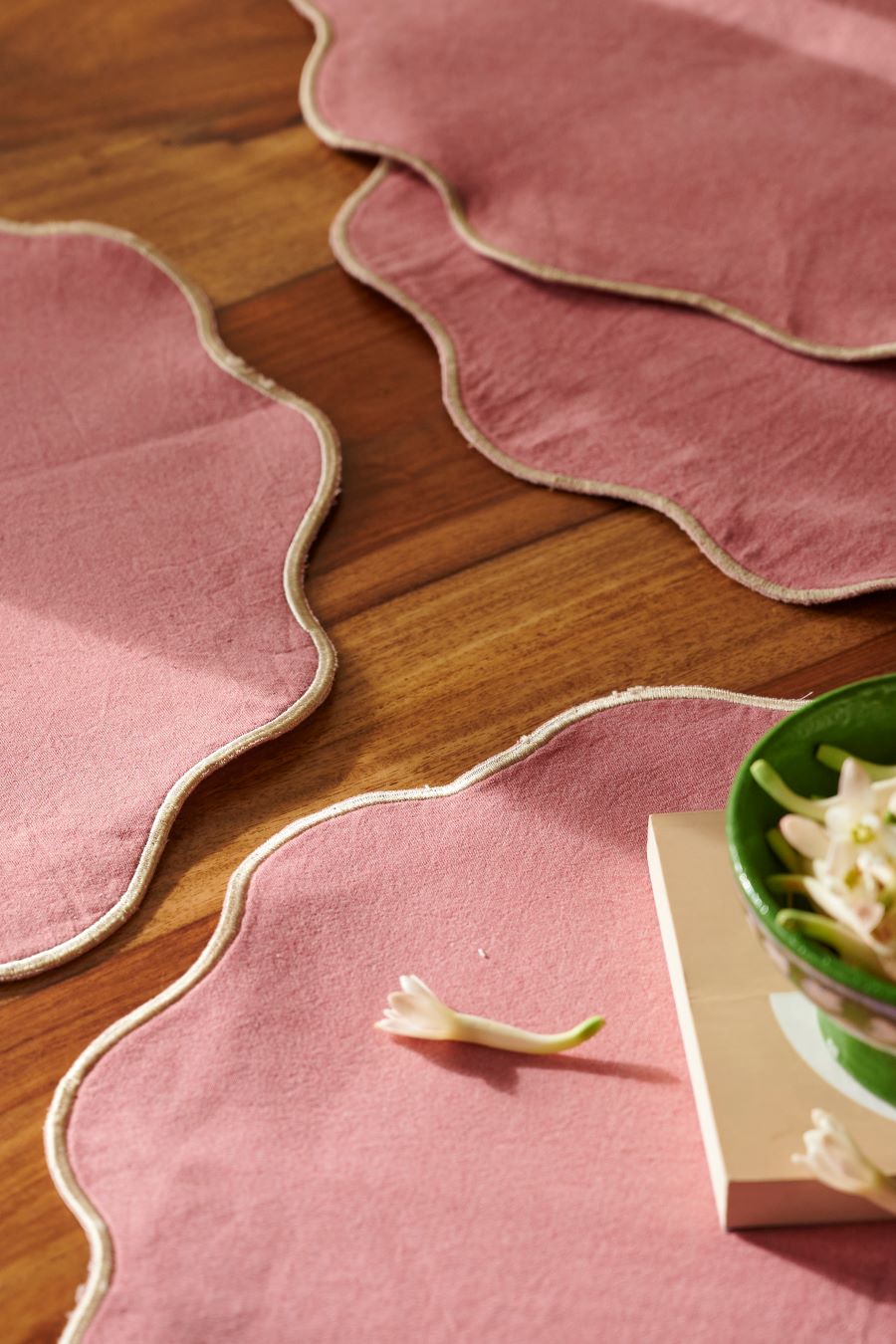 Lotus Table Mats in Pink (Set of 2)