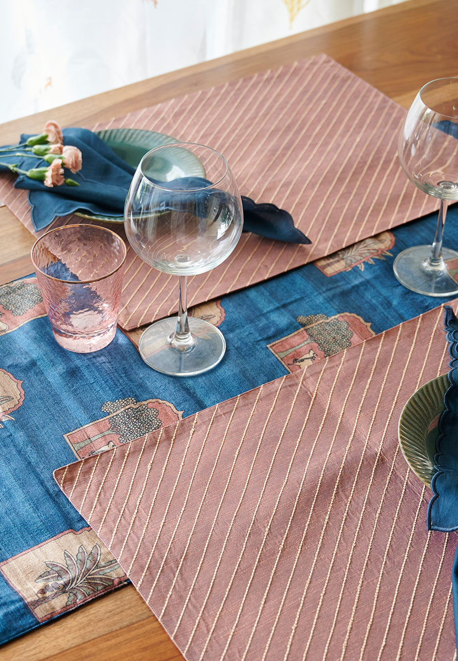 Majestic Indigo Table Runner