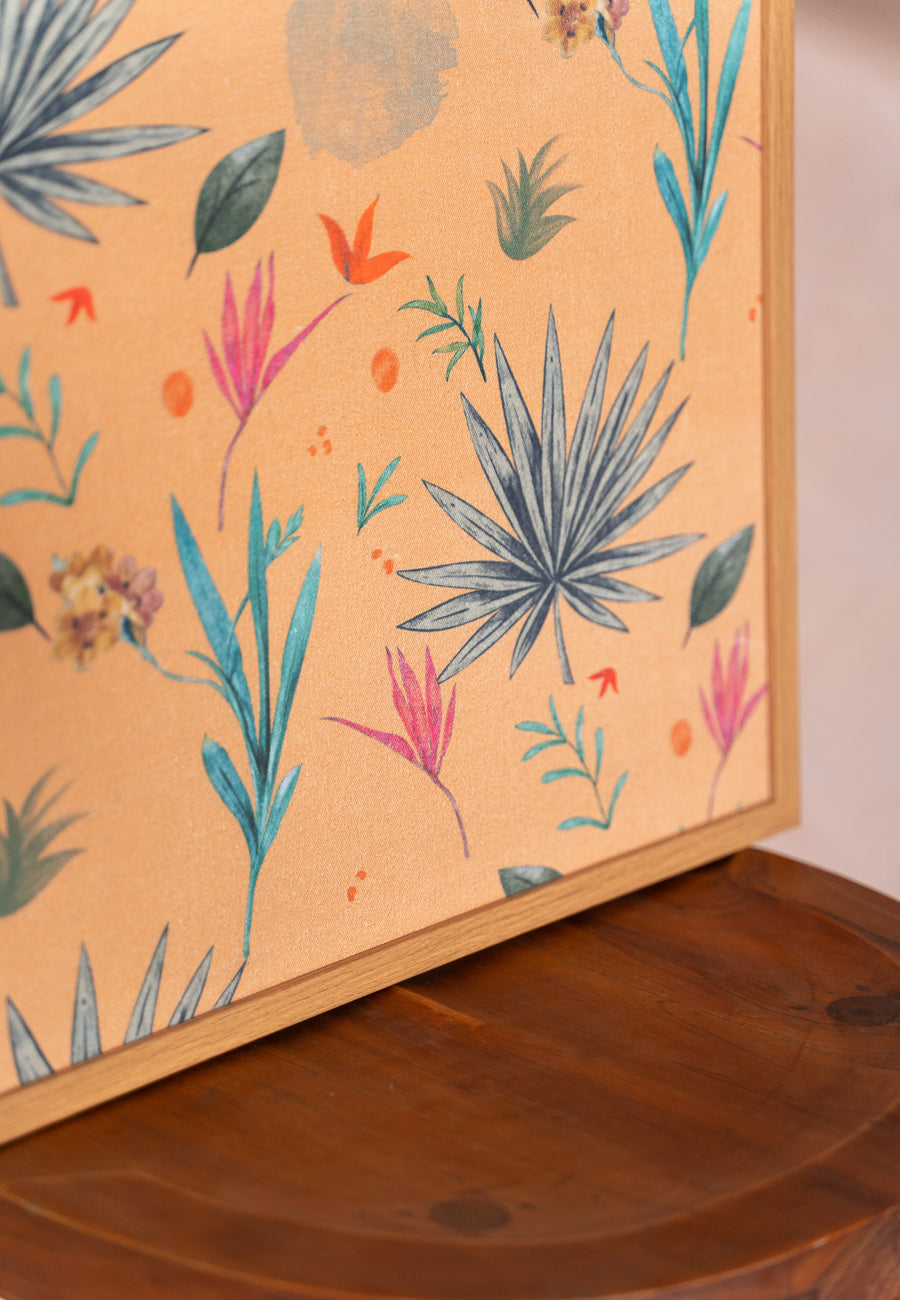 An Aquatic Escape in Orange Wall Art