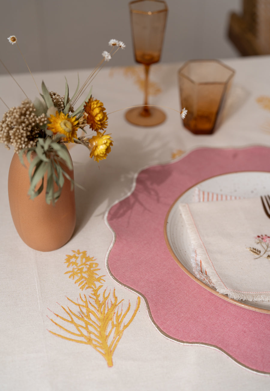 Maple Marigold Table Cloth