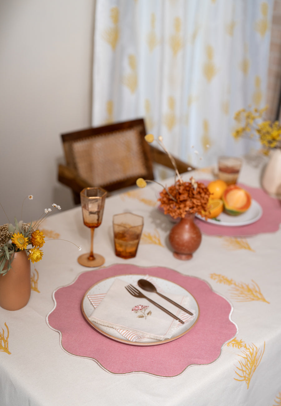 Maple Marigold Table Cloth