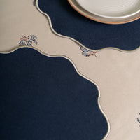 Lotus Table Mats in Blue (Set of 2)