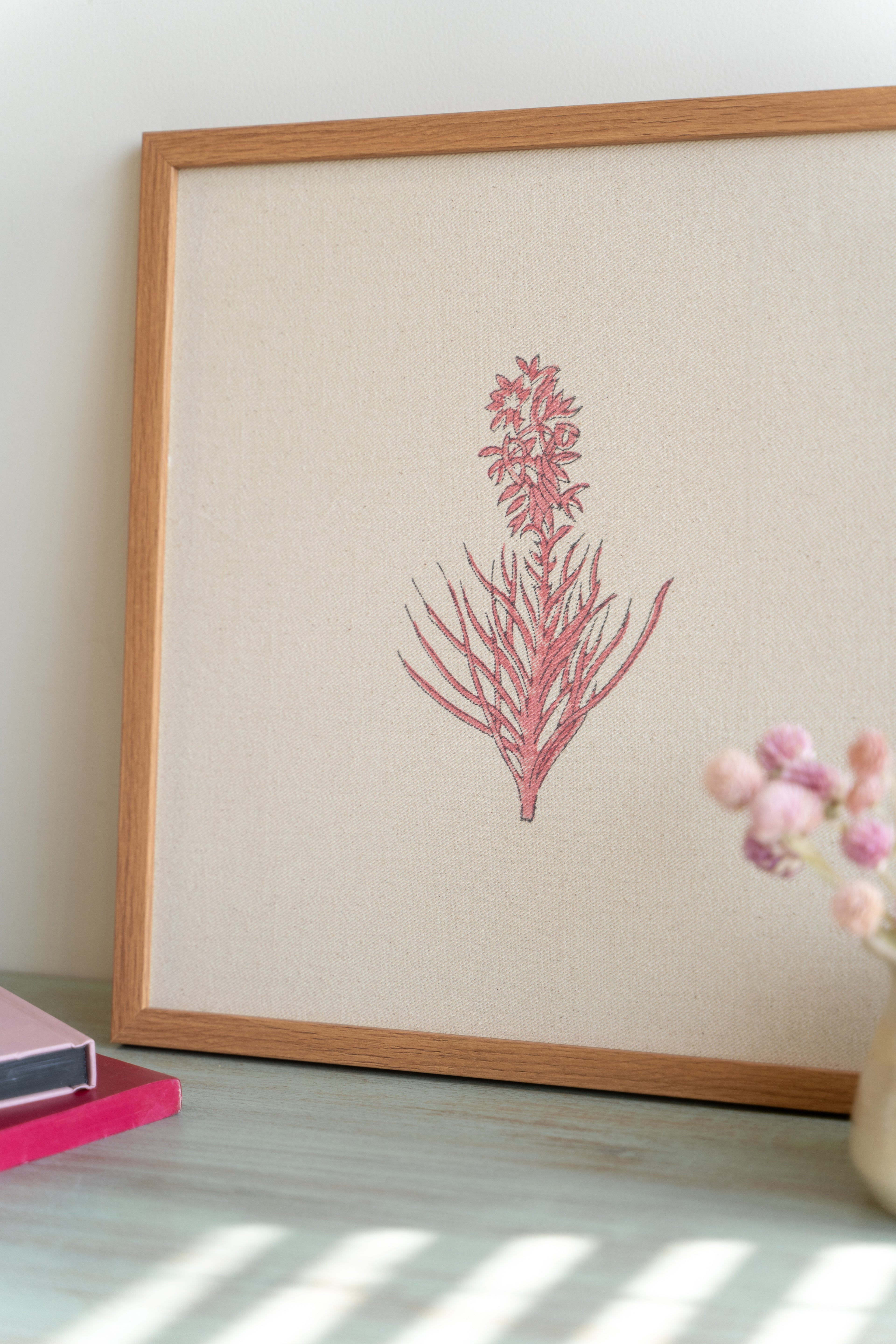 The Pink Autumn Leaf Artwork