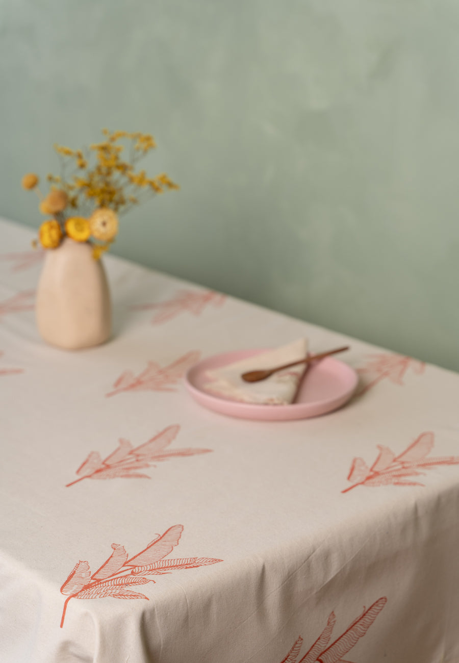 The Scarlet Palm Table Cloth