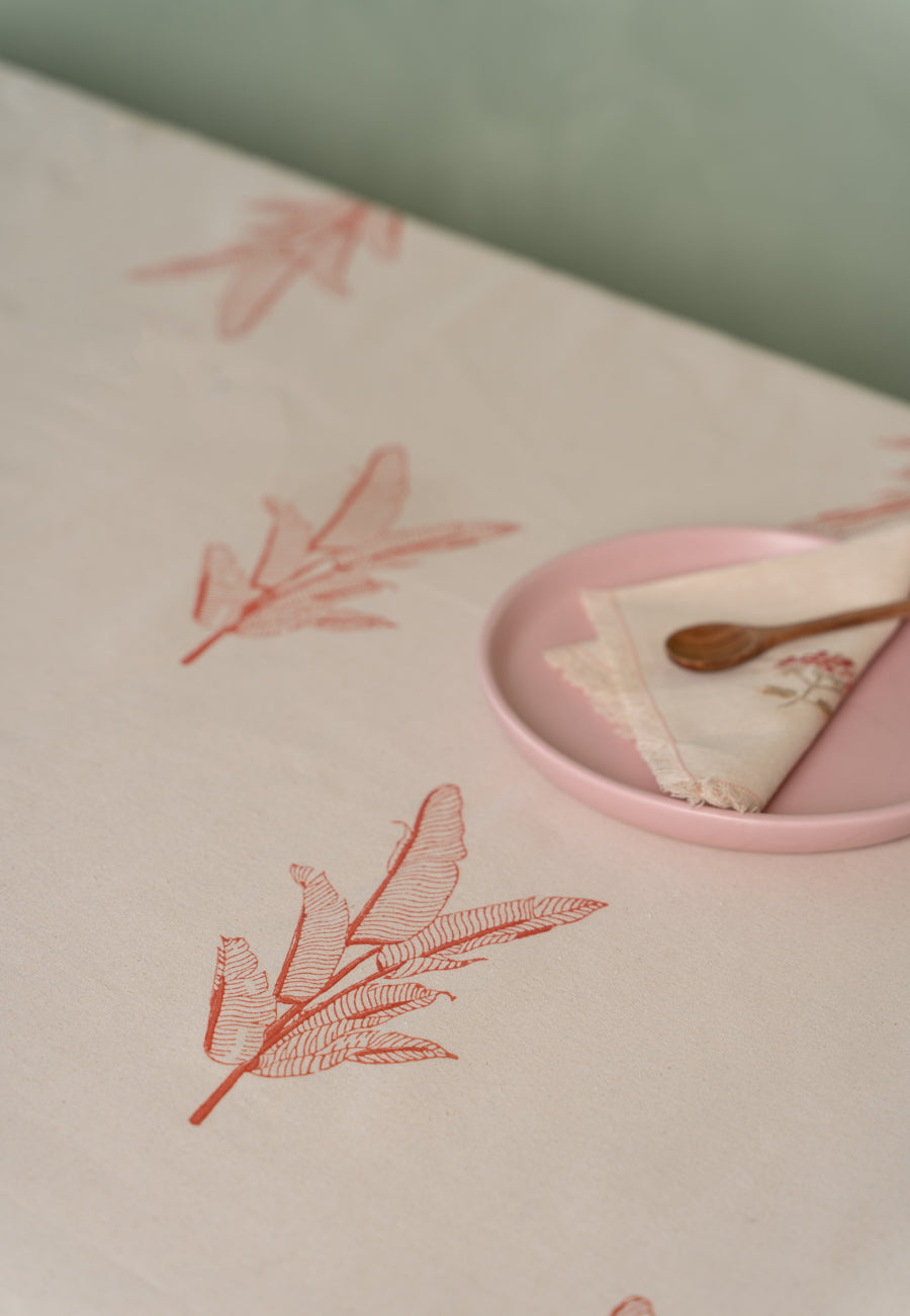 The Scarlet Palm Table Cloth