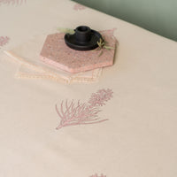 Autumn Leaf in Pink Table Cloth