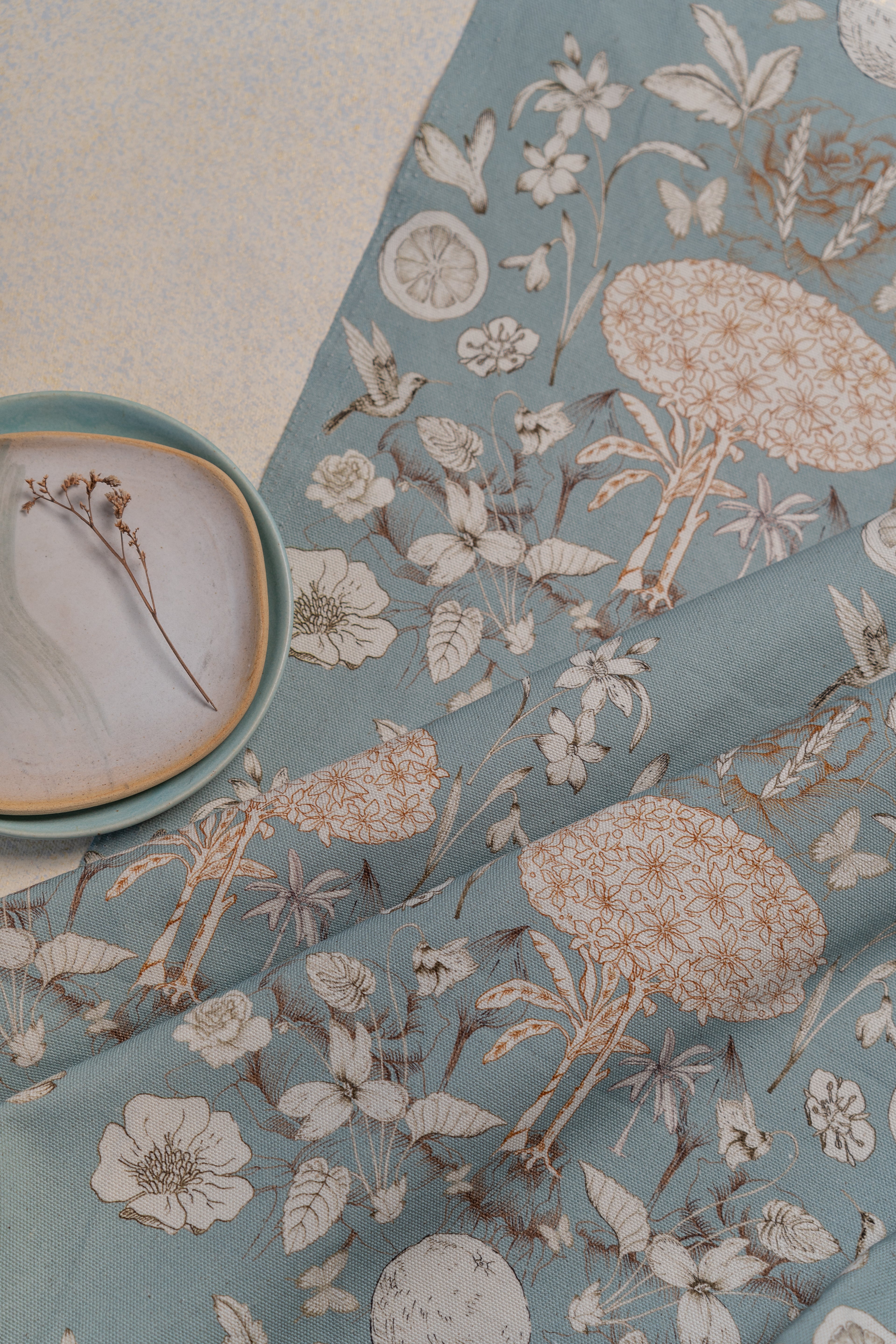 Tree of Life Fabric (Blue)