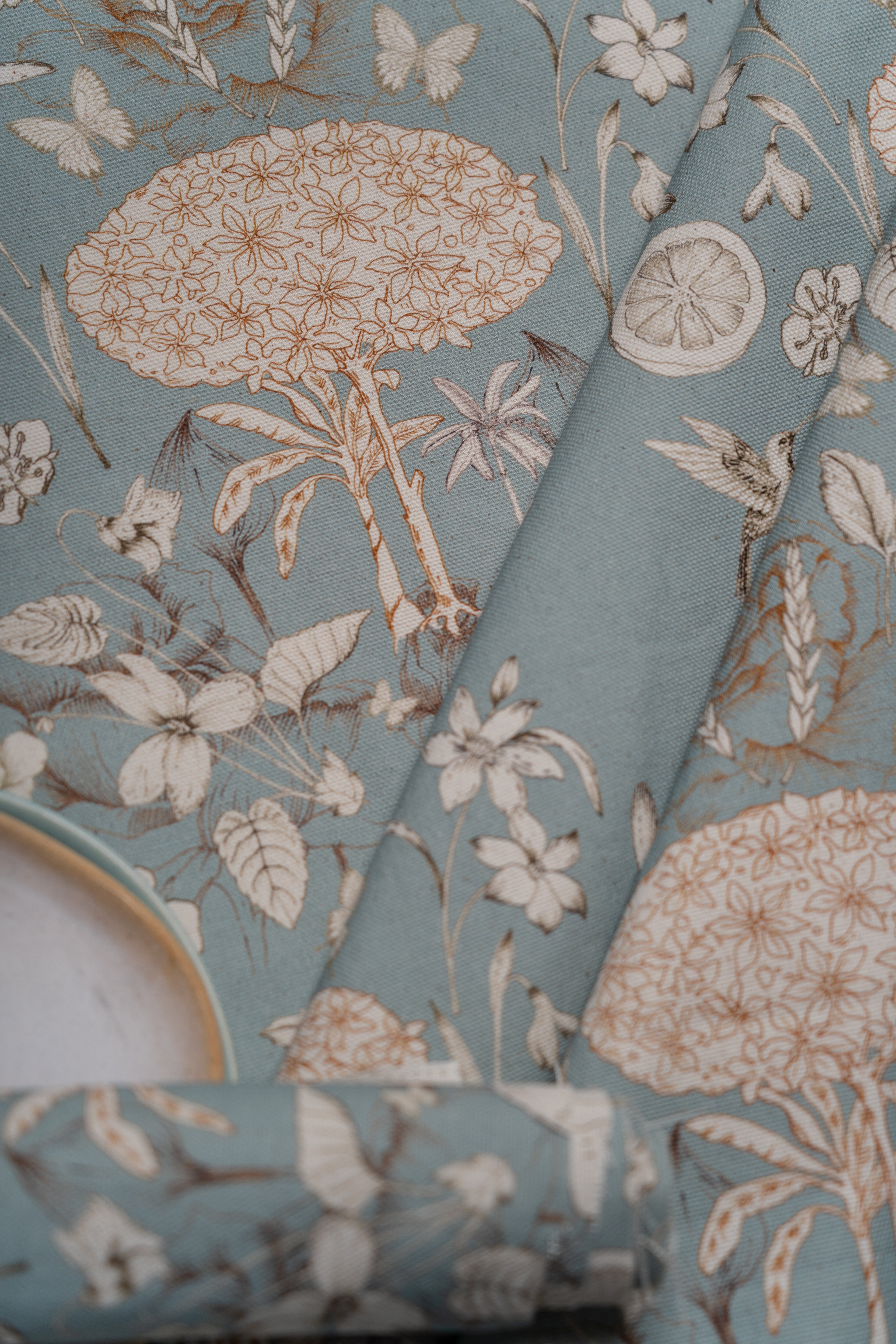 Tree of Life Fabric (Blue)