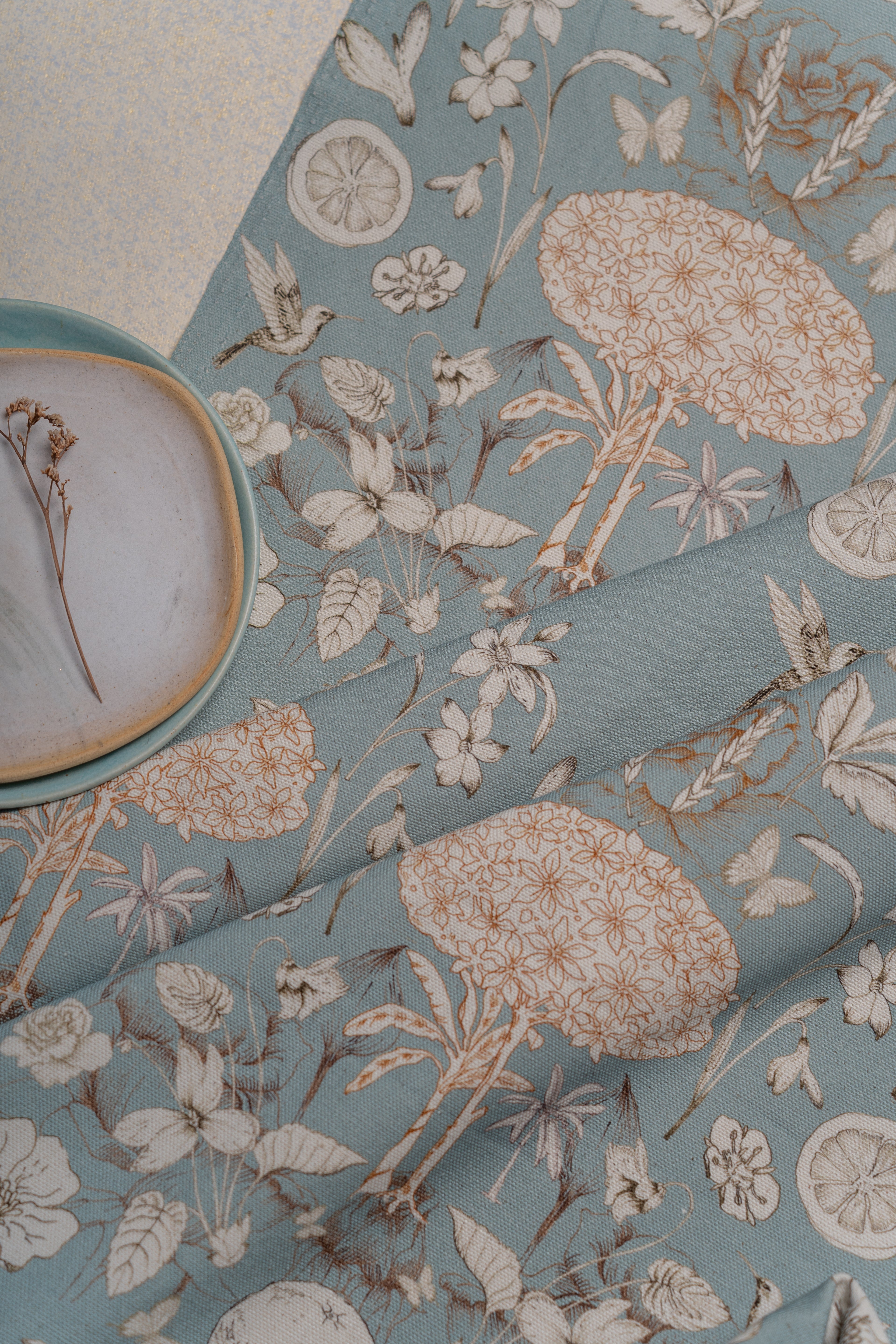 Tree of Life Fabric (Blue)