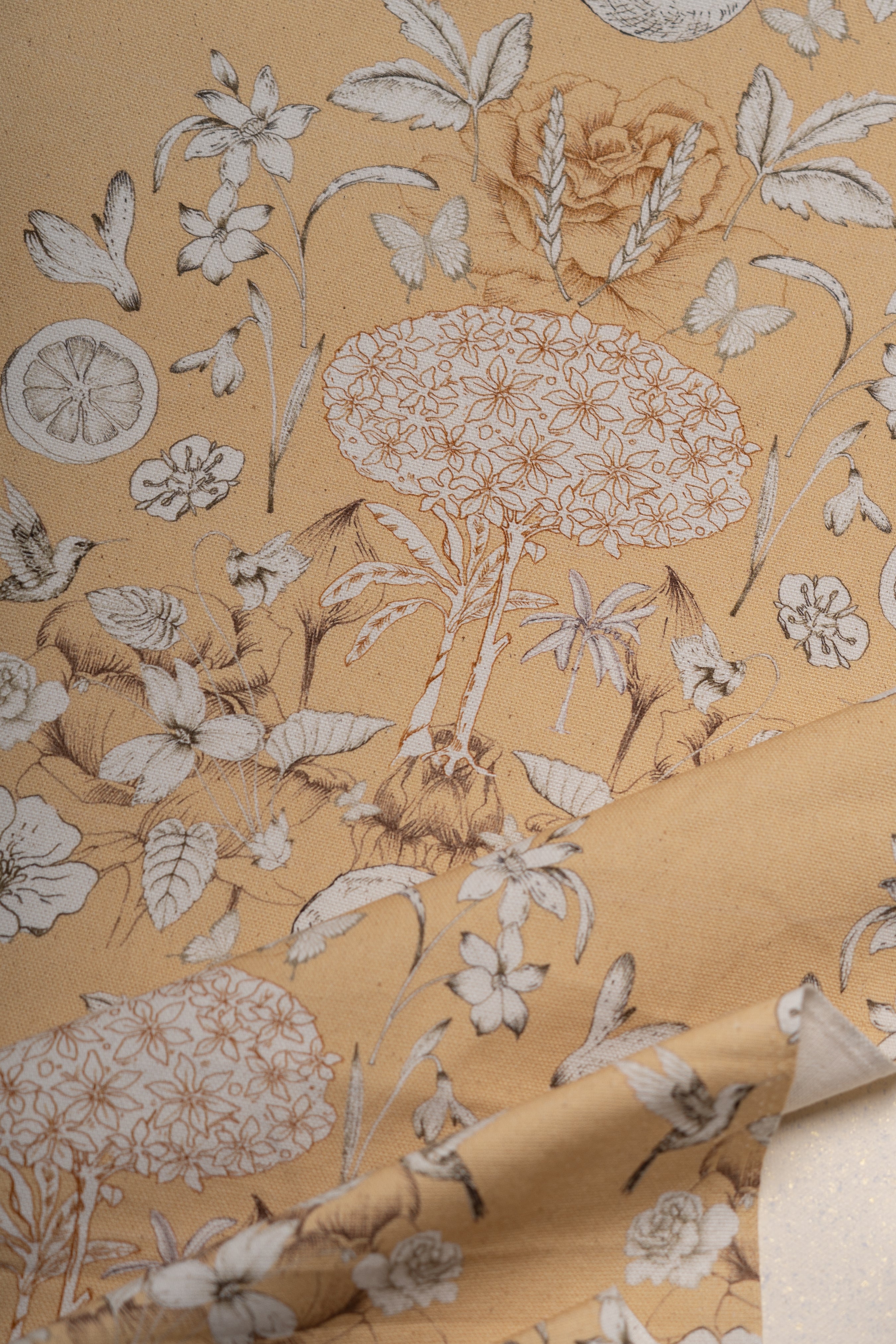 Tree of Life Fabric (Yellow)