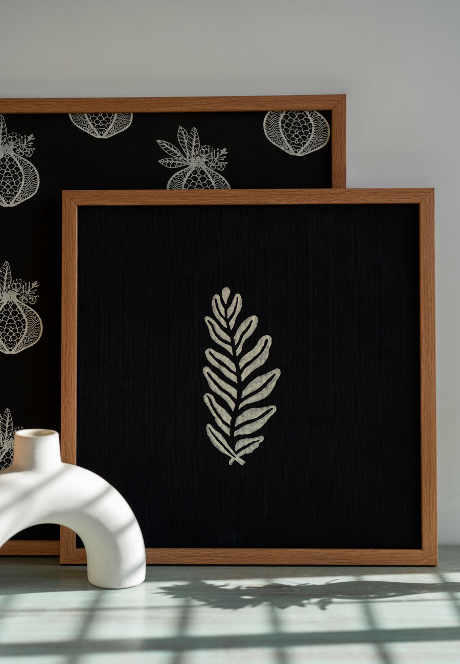 The Monochrome Leaf Artwork