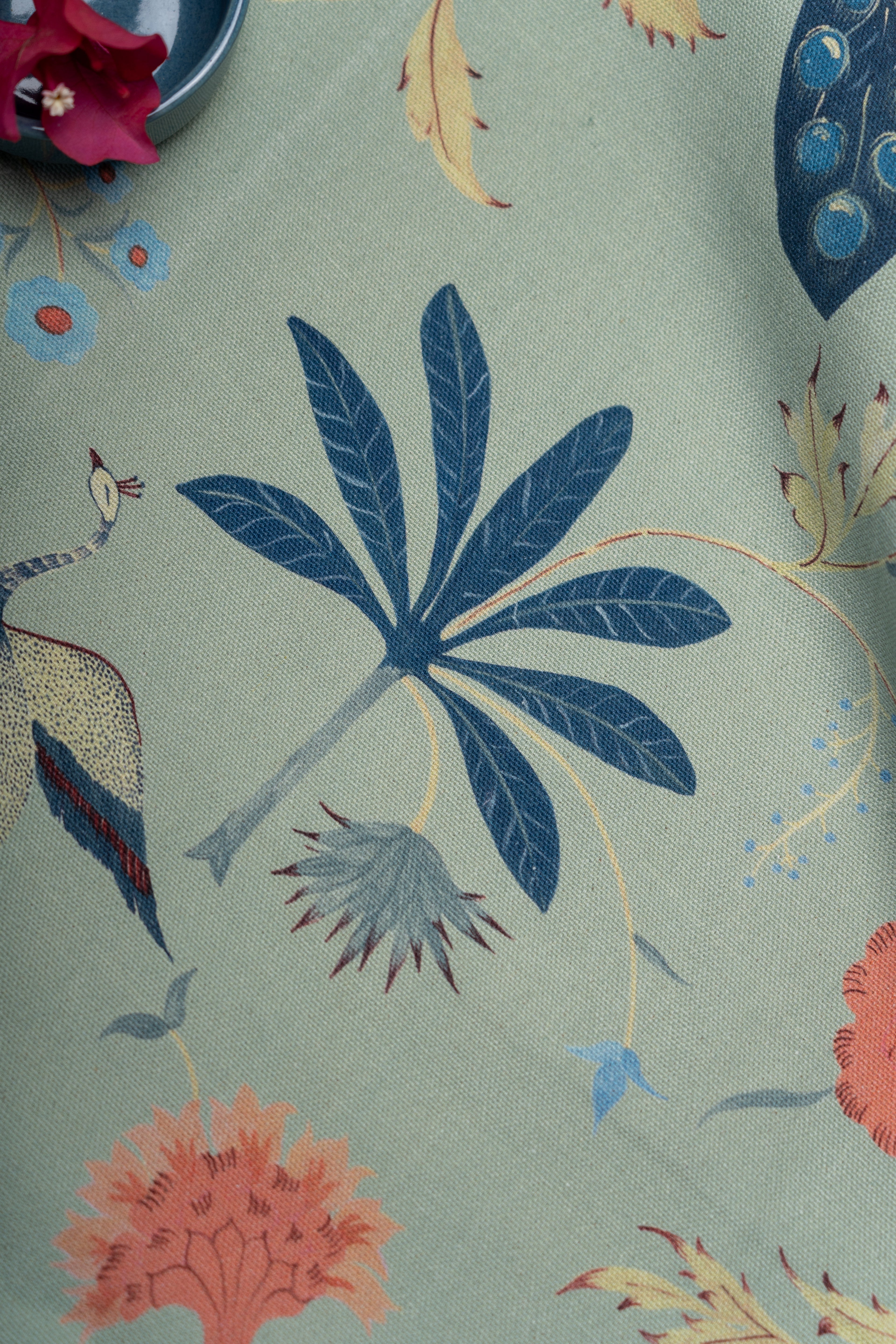 Peacock Poise Fabric