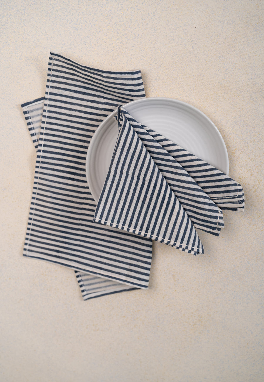 Nautical Striped Napkins (set of 4)