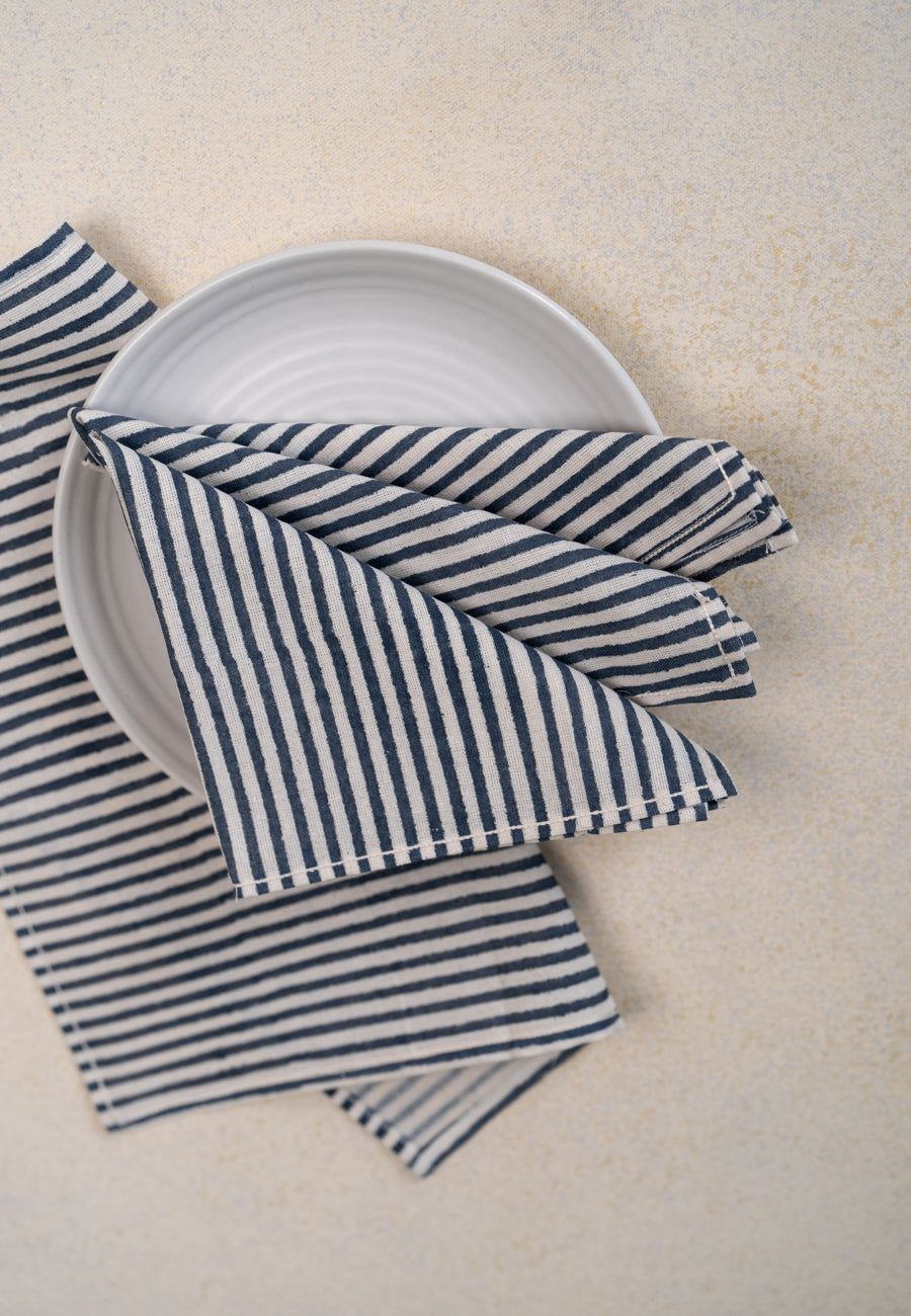 Nautical Striped Napkins (set of 4)