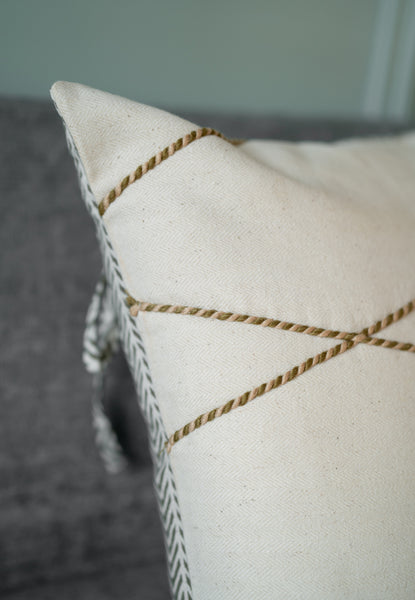 The Olive Knotted Cushion