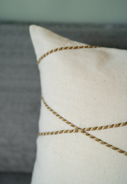 The Olive Knotted Cushion