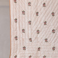 Rosey Radiance Sriped Quilt