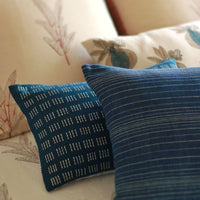 Kantha Blue Cushion