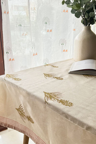 The Olive Leaf Table Cover