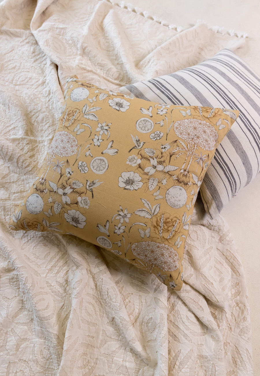 Tree of life Cushions in Yellow