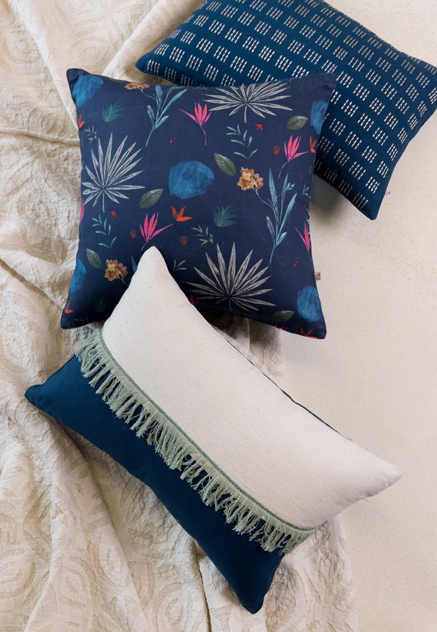An Aquatic Escape Cushions in Blue