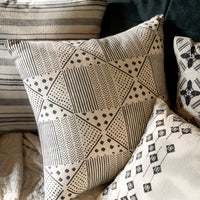 Geometric Edge of Style Cushions in Black & White