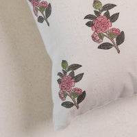 Block Rose Beauty Cushions in Beige