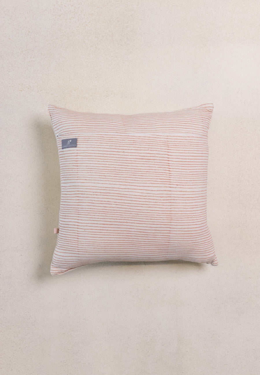 Block Rose Beauty Cushions in Beige