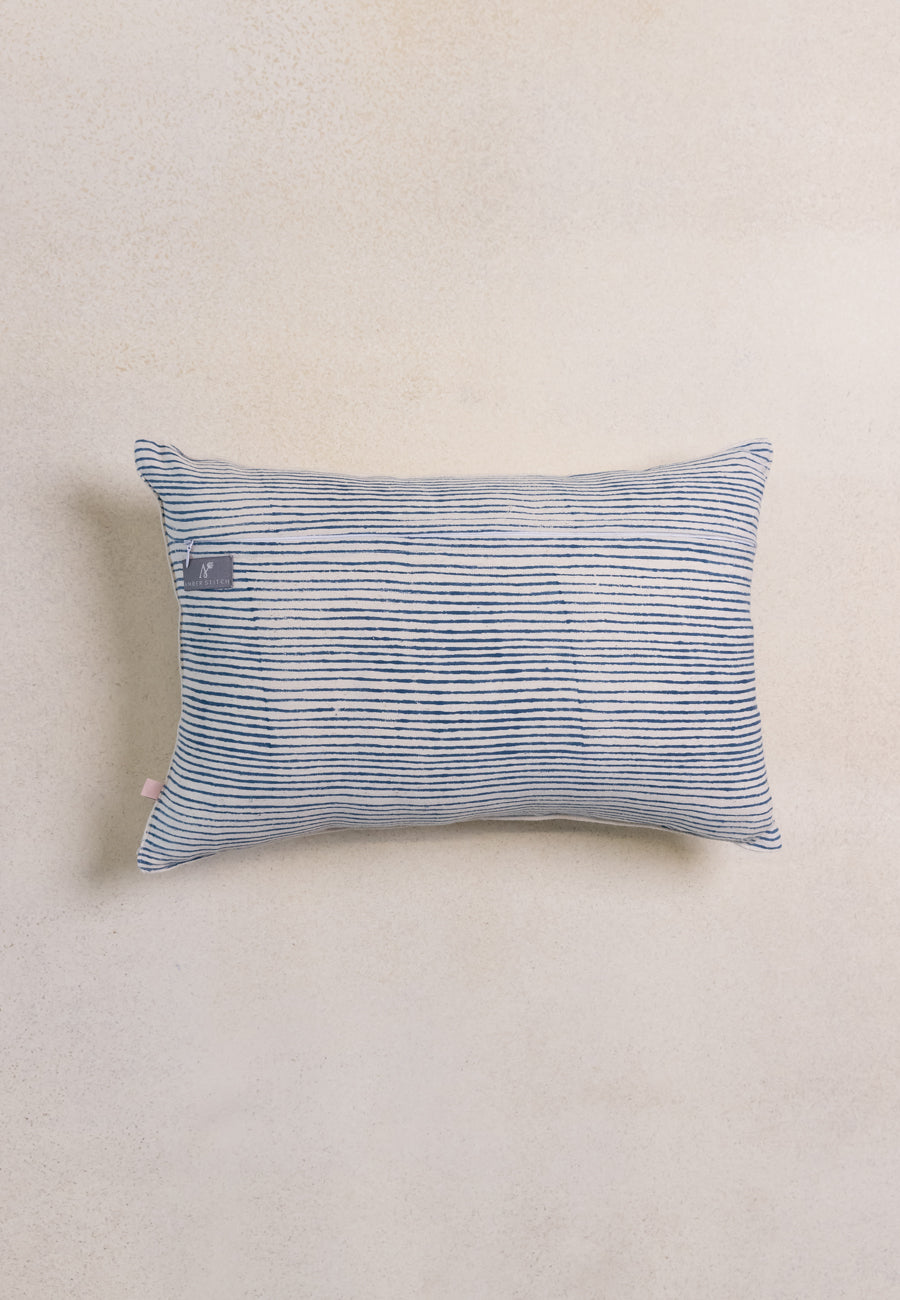Block Indigo Enigma Cushions